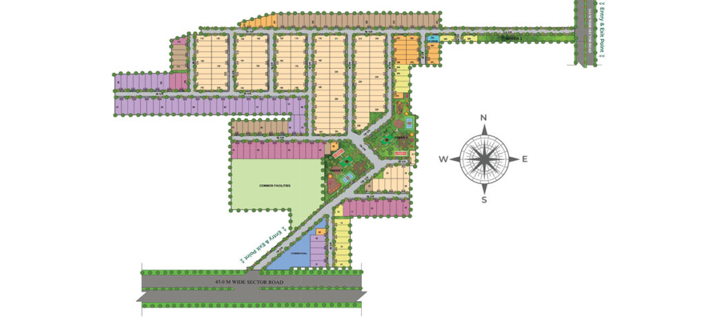 Spiti Palm Estate Sector 3 Farukhnagar Gurgaon Site Plan